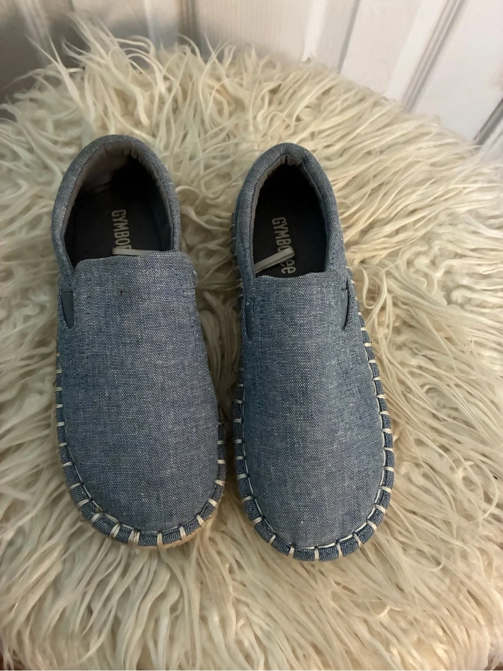 Gymboree Light Blue Slip-On Espadrille Sneakers for Kids